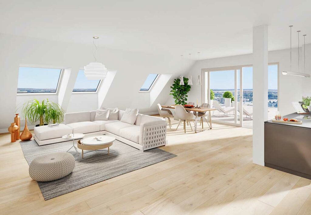 Premium-Wohnungen bei der U1 Glorit lässt Wohnträume Wirklichkeit werden.