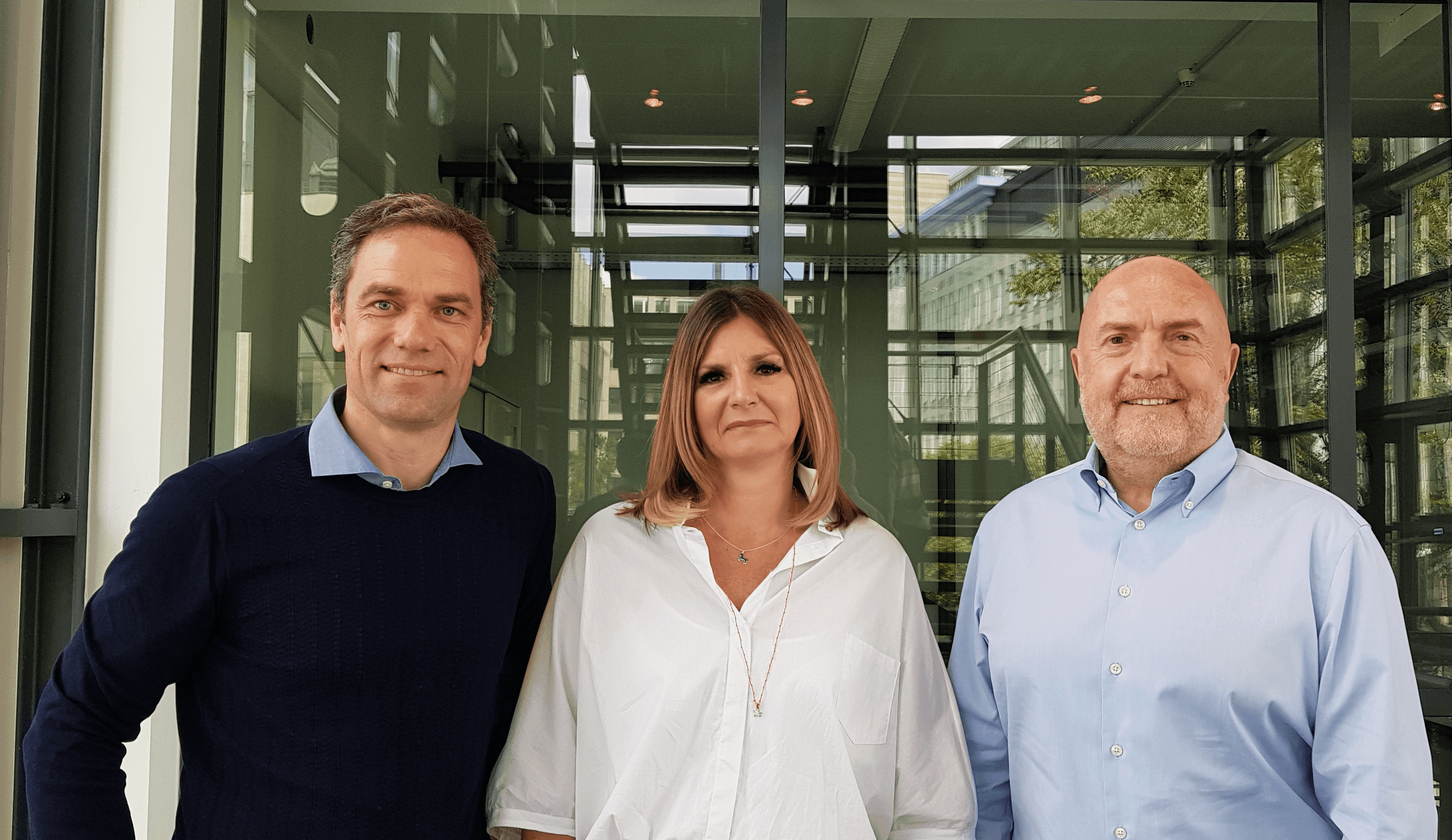 APEIRON Biologics AG-Vorstand (v.l.n.r.): Dr. Andreas Gerber (Chief Operating Officer), Dr. Romana Gugenberger (Chief Medical & Scientific Officer) und Vorstandsvorsitzender Peter Llewellyn-Davies