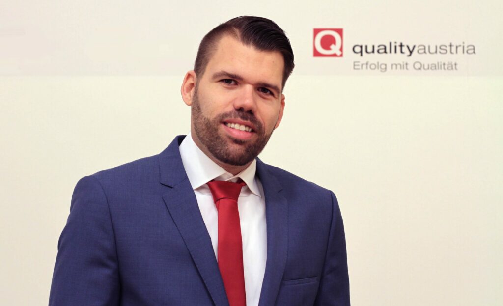 Christoph Baumgartner (36) ist neuer Head of Marketing and Sales bei Quality Austria