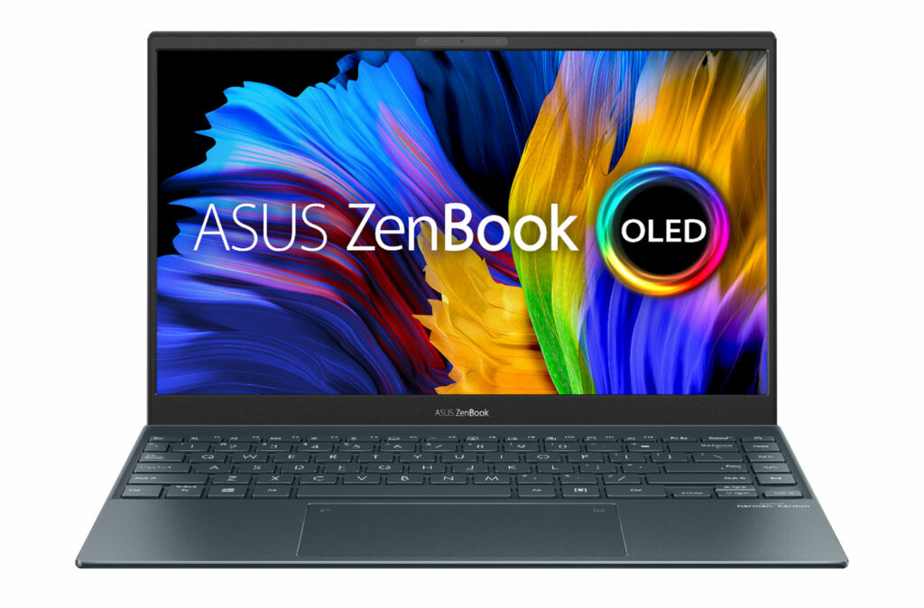 ASUS ZenBook 13 OLED. Gut ausgestatteter Ultraportable mit augenfreundlichem 13,3 Zoll Full HD OLED-Schirm und „NumberPad“ im Touchpad. Ab € 999,- (inkl. USt.) 