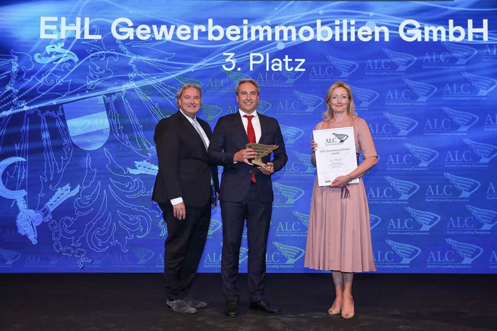 EHL Gewerbeimmobilien: erneut Spitzenplatzierung bei Austria’s Leading Companies 