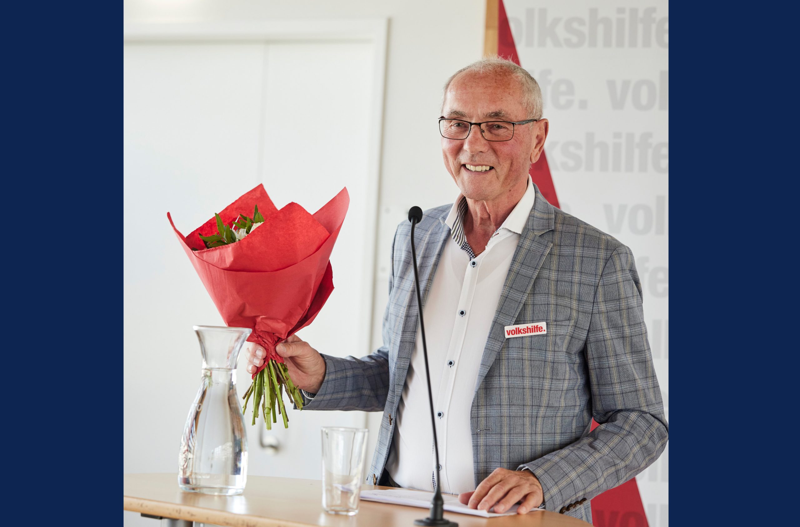 Ewald Sacher als Präsident der Volkshilfe Österreich bestätigt