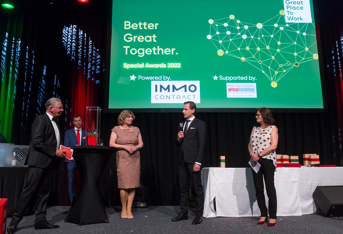 Better Great Together: IMMOcontract als Hauptsponsor bei der Great Place to Work Gala 2022