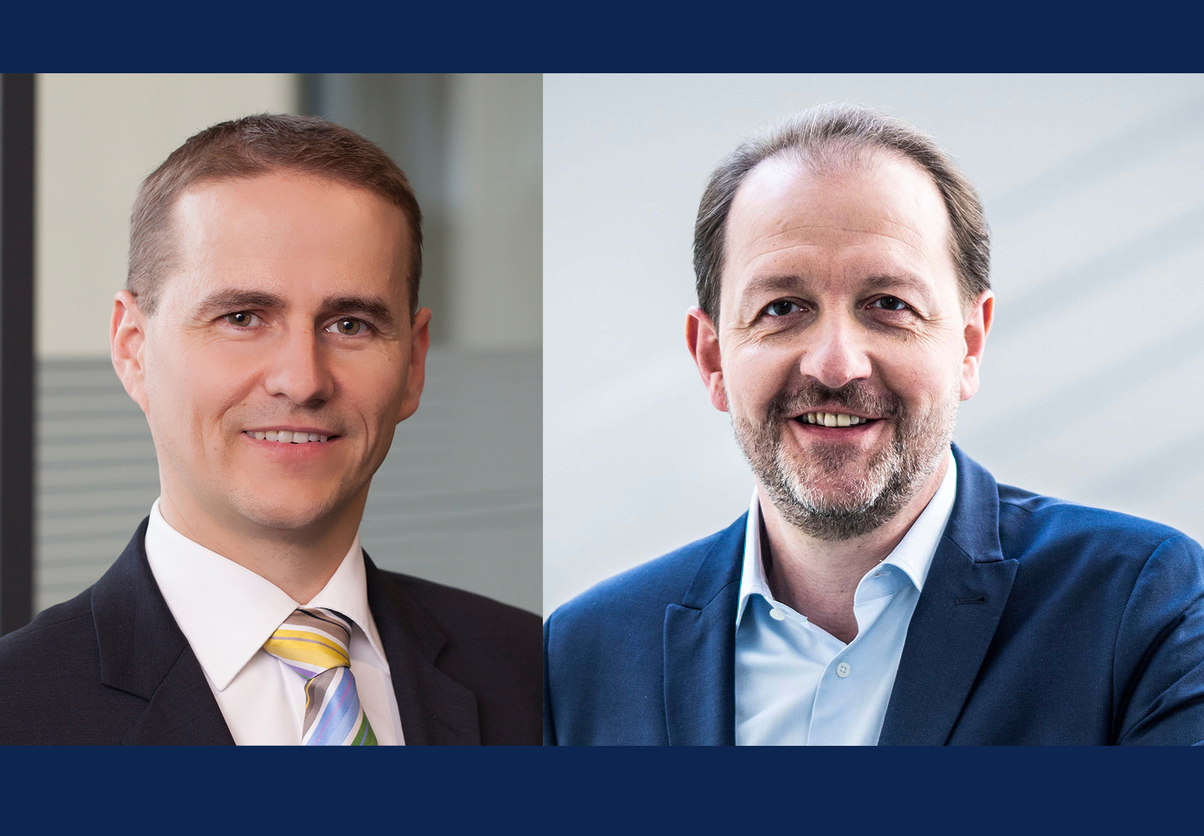 Jürgen Harich und Bernhard Baier sind die neuen Geschäftsführer der OÖ Wohnbau Gruppe