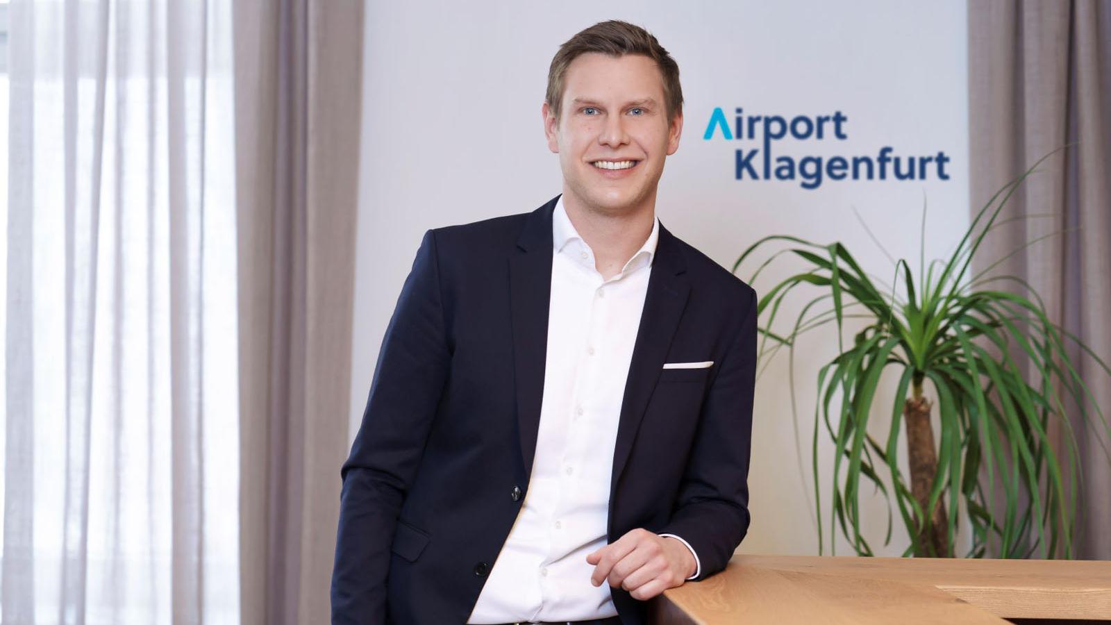 Maximilian Wildt bleibt Geschäftsführer der Kärntner Flughafen Betriebsgesellschaft