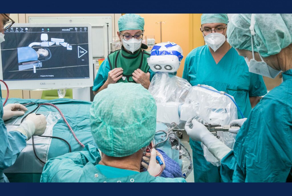 Eine der ersten Operationen weltweit mit neuem Hightech-Roboter MedUni Wien