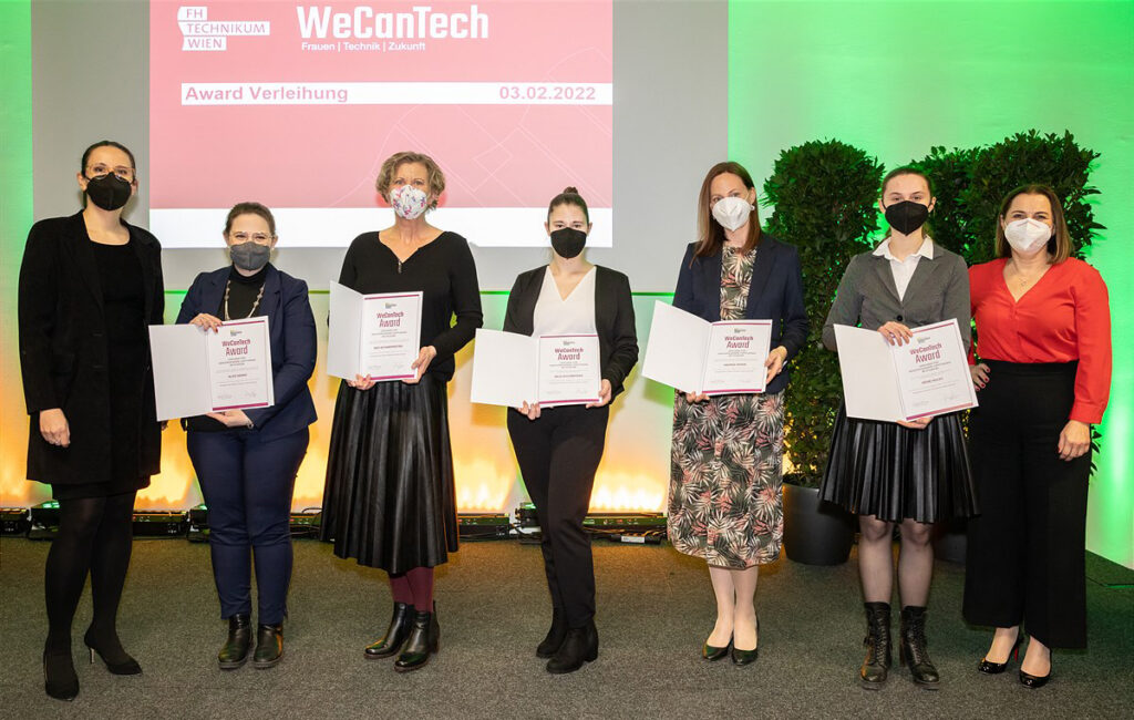 Studentinnen als Role Models: FH Technikum Wien vergab erstmals WeCanTech-Award Gabriele Költringer FH Technikum Wien