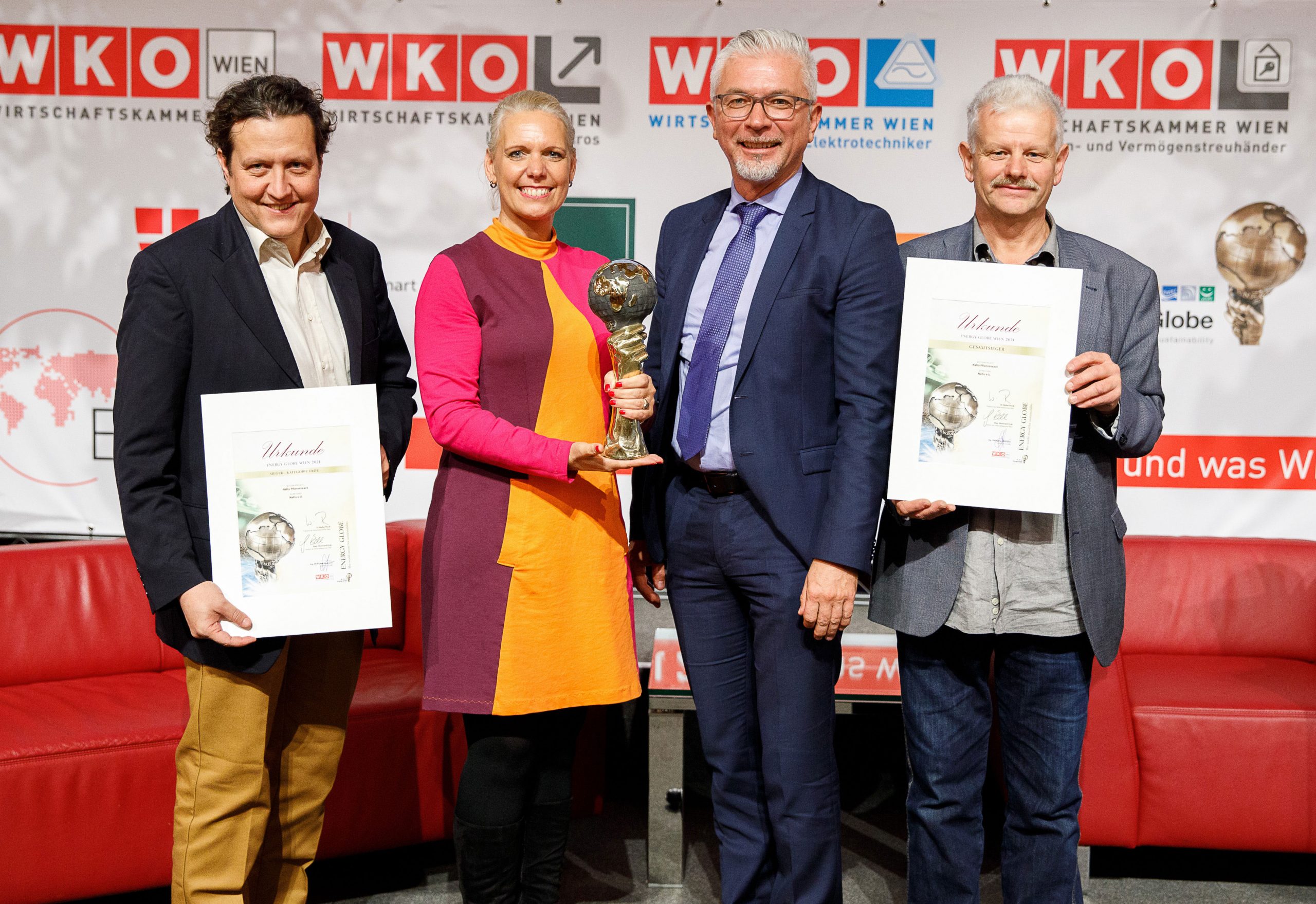 Sechs Preisträger bei der Zero Emission City 2021 Energy Globe Wien 2021