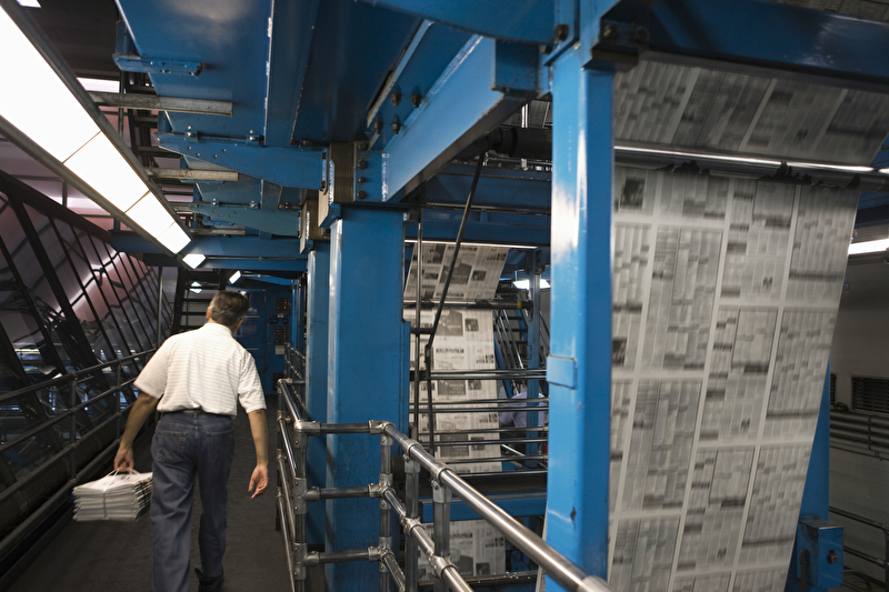 Rund 70 Prozent der Druckereien hatten ihre Mitarbeiter für die Kurzarbeit angemeldet