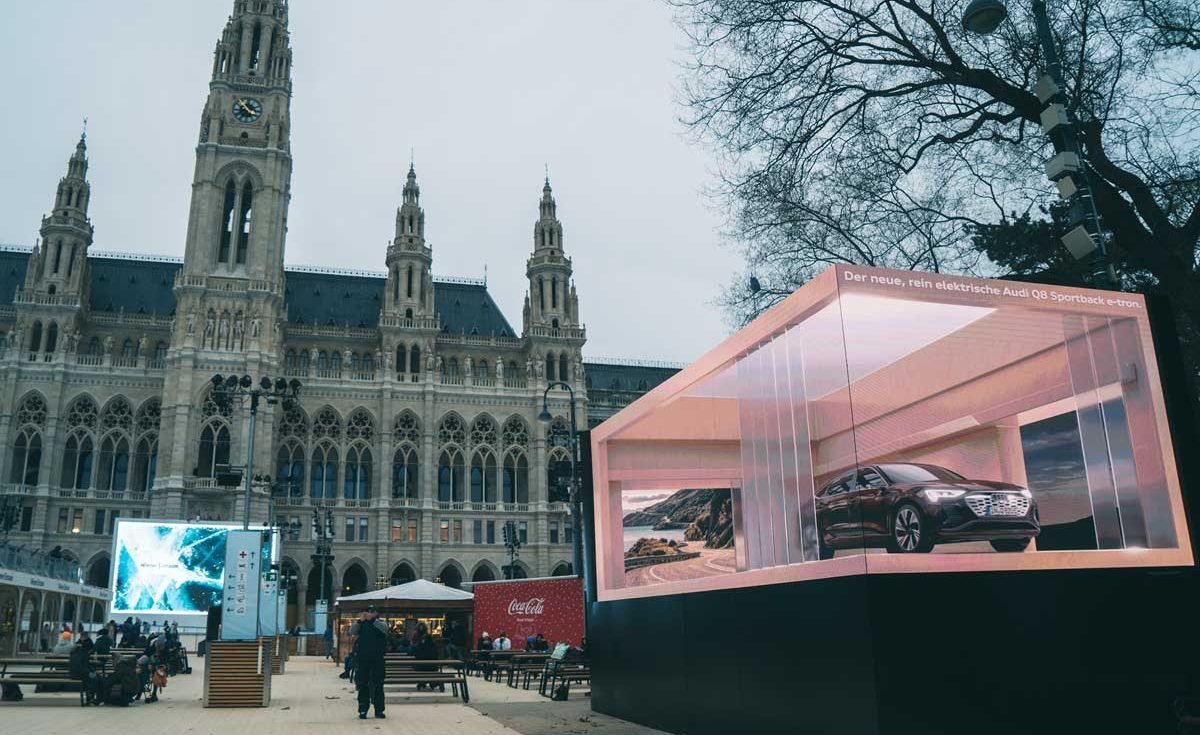 Porsche Media & Creative und Audi verzaubern den Wiener Eistraum
