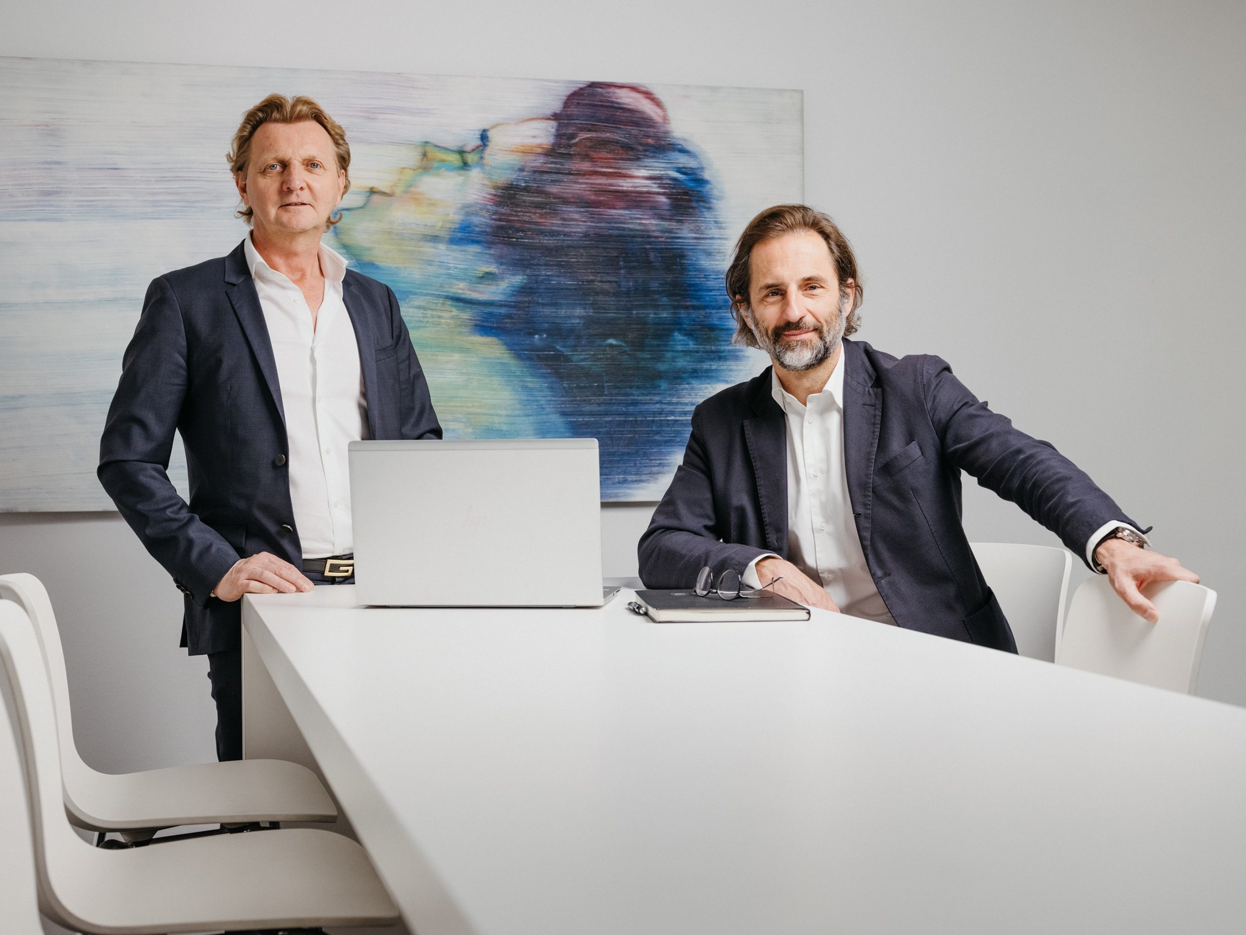Ewald Stückler und Thomas Belina, Geschäftsführer der SBG Smart Building GmbH.