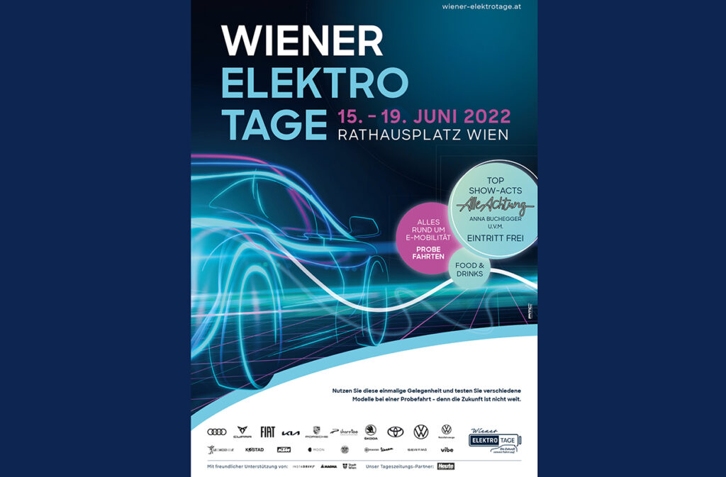 Das Event für E-Mobilität, neue Energie und einen nachhaltigen Lifestyle: Die Wiener Elektro Tage am Wiener Rathausplatz nehmen Fahrt auf