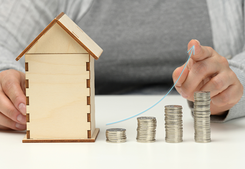 Die Zinssätze für Immobilienkredite sind rasant im Steigen begriffen