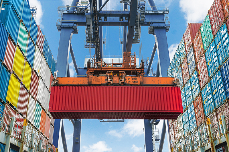 Bauwirtschaft Container Rohstoffknappheit