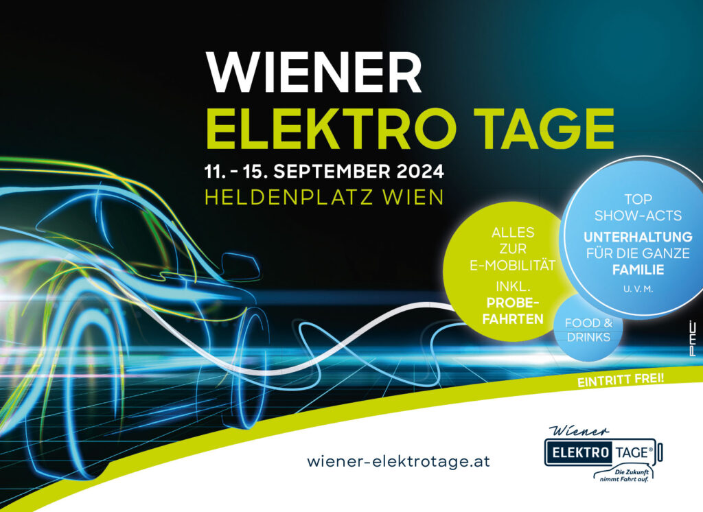 Wiener Elektro Tage 2024: Das größte E-Mobilitäts-Event Österreichs