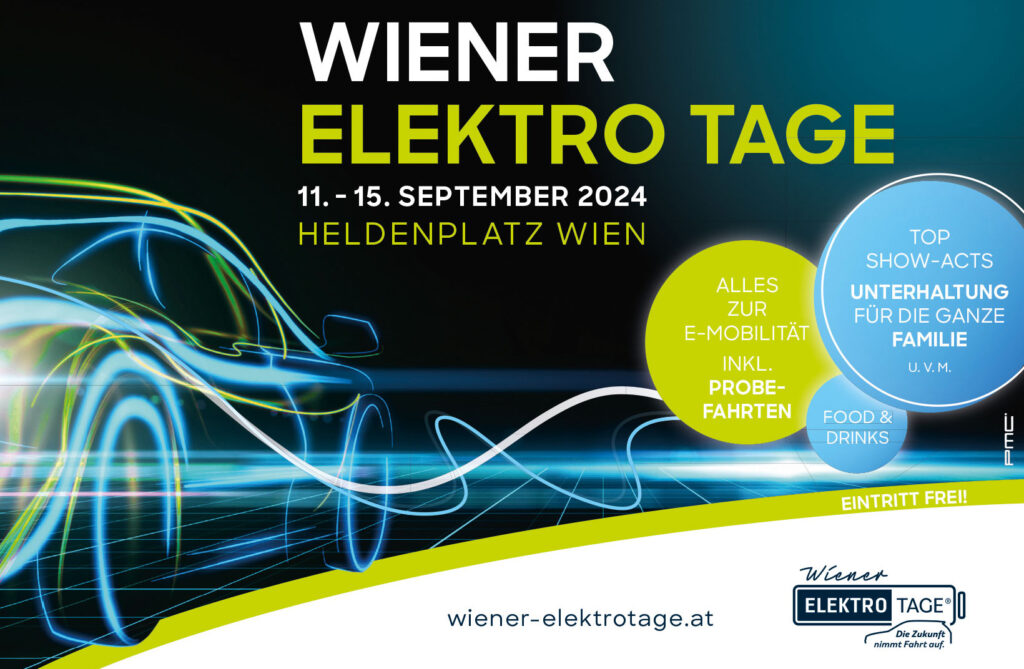 Wiener Elektro Tage 2024: Das größte E-Mobilitäts-Event Österreichs