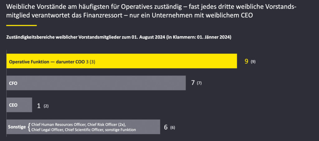 Anteil weiblicher Vorstandsmitglieder stagniert auf niedrigem Niveau
