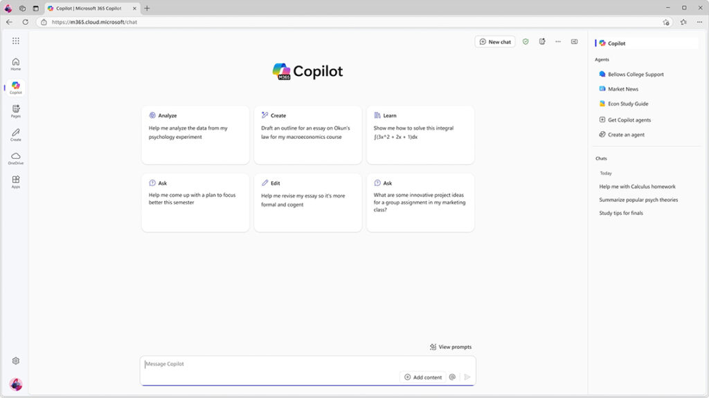 Microsoft 365 Copilot Chat: Der nächste Schritt in die Zukunft der Arbeit