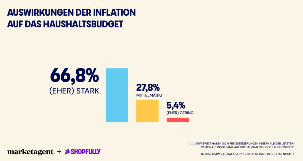 Wie verändert die Inflation das Einkaufsverhalten der Österreicher?