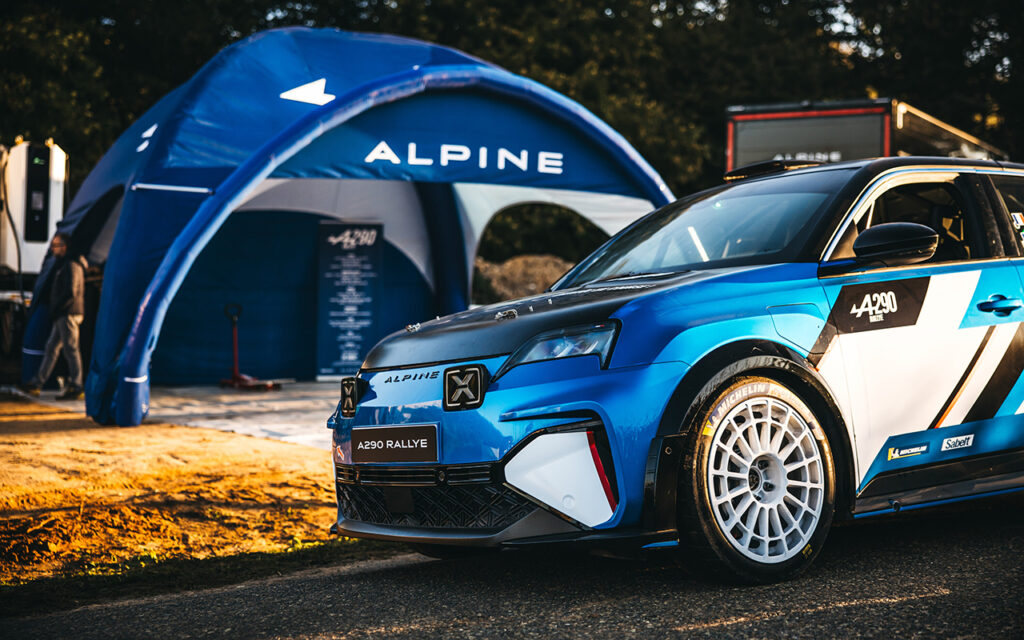 Elektrisch, sportlich, Alpine – die A290 Rallye bringt frischen Wind in den Motorsport