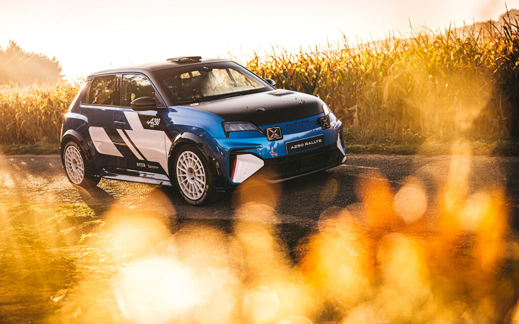 Elektrisch, sportlich, Alpine – die A290 Rallye bringt frischen Wind in den Motorsport