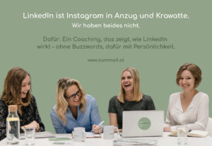 komma4 – Wir machen LinkedIn nicht hübsch. Wir machen es authentisch.