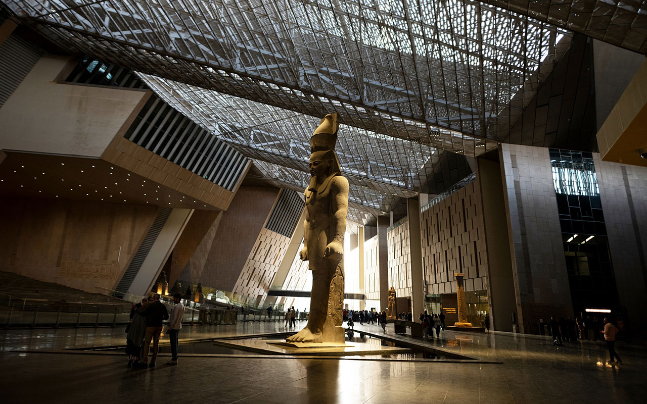Geschichte, Architektur und Wirtschaft verschmelzen im Großen Ägyptischen Museum