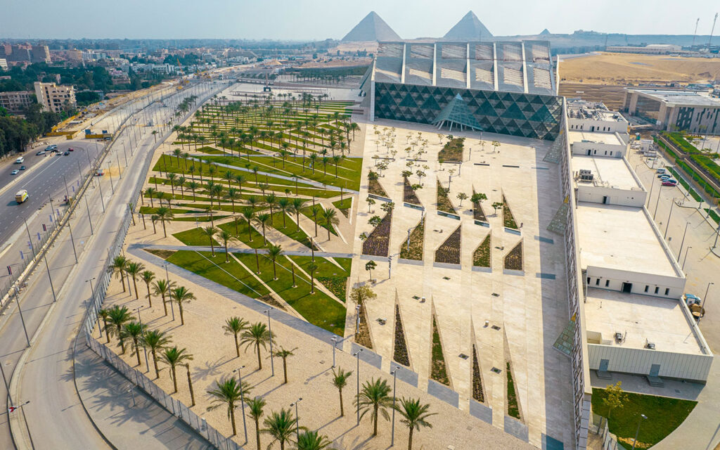 Geschichte, Architektur und Wirtschaft verschmelzen im Großen Ägyptischen Museum