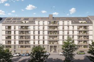 Augasse 17 – Zentrale Lage trifft zukunftssichere Wohnqualität Mitten im begehrten 9. Wiener Gemeindebezirk entsteht in der Augasse 17 ein modernes Neubauprojekt, das urbanes Leben, nachhaltige Bauweise und durchdachte Grundrisse perfekt vereint. In einer ruhigen Wohnstraße gelegen, profitieren zukünftige Bewohner von einer hervorragenden Infrastruktur und einer erstklassigen öffentlichen Anbindung. Insgesamt entstehen 81 freifinanzierte Eigentumswohnungen mit Wohnflächen zwischen 39 und 163 m².