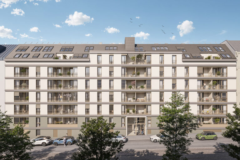 Augasse 17 – Zentrale Lage trifft zukunftssichere Wohnqualität Mitten im begehrten 9. Wiener Gemeindebezirk entsteht in der Augasse 17 ein modernes Neubauprojekt, das urbanes Leben, nachhaltige Bauweise und durchdachte Grundrisse perfekt vereint. In einer ruhigen Wohnstraße gelegen, profitieren zukünftige Bewohner von einer hervorragenden Infrastruktur und einer erstklassigen öffentlichen Anbindung. Insgesamt entstehen 81 freifinanzierte Eigentumswohnungen mit Wohnflächen zwischen 39 und 163 m².
