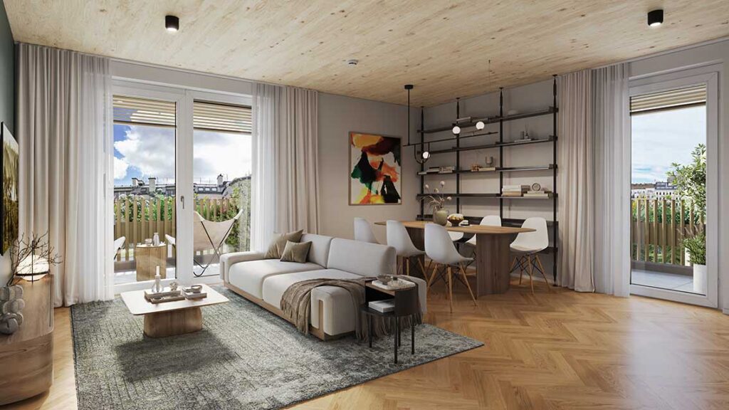 Eingebettet zwischen Donaukanal, dem grünen Augarten und dem ersten Wiener Gemeindebezirk entsteht ein modernes Wohnquartier, das Natur, Urbanität und hohe Wohnqualität vereint. Die Umgebung bietet ein vielfältiges Angebot an Kultur, Kulinarik und Erholung – Stephansdom, Innenstadt und Servitenviertel sind bequem zu Fuß erreichbar. Mit der U4-Station Roßauer Lände und weiteren Verkehrsknotenpunkten in kurzer Distanz ist das LeopoldQuartier hervorragend angebunden.