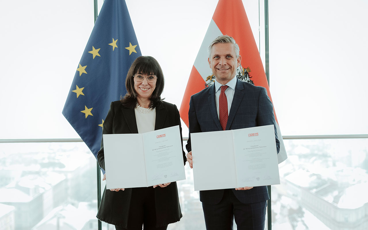 Wirtschaftskammer Österreich (WKÖ) mit neuer Präsidentin