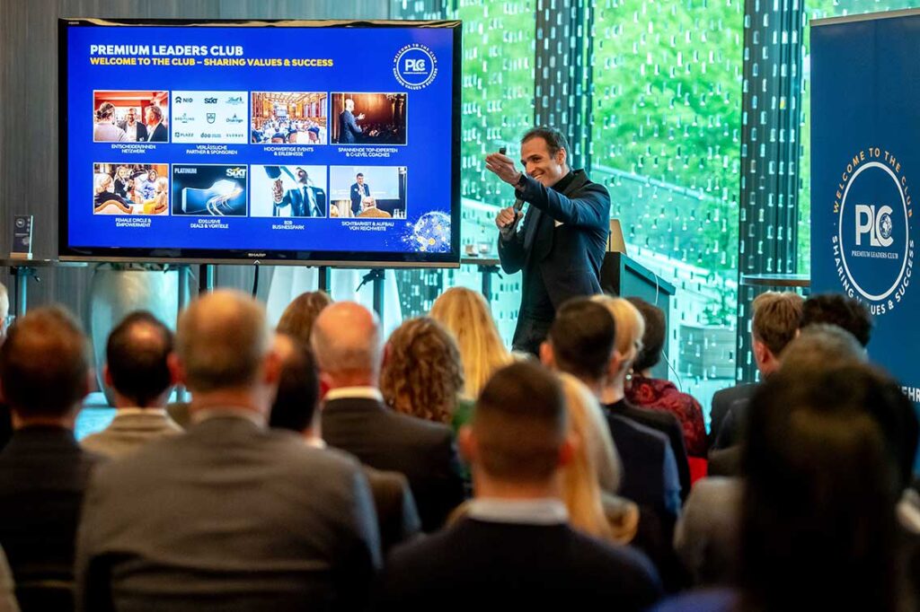 Gemeinsam mehr erreichen - Unternehmen der Zukunft & Netzwerk des Jahres - Premium Leaders Club. Wo Leadership Zukunft schreibt  In einer Zeit, in der Netzwerke inflationär wachsen und Business-Communities zunehmend austauschbar werden, setzt eine Organisation bewusst einen anderen Akzent: der Premium Leaders Club (PLC).