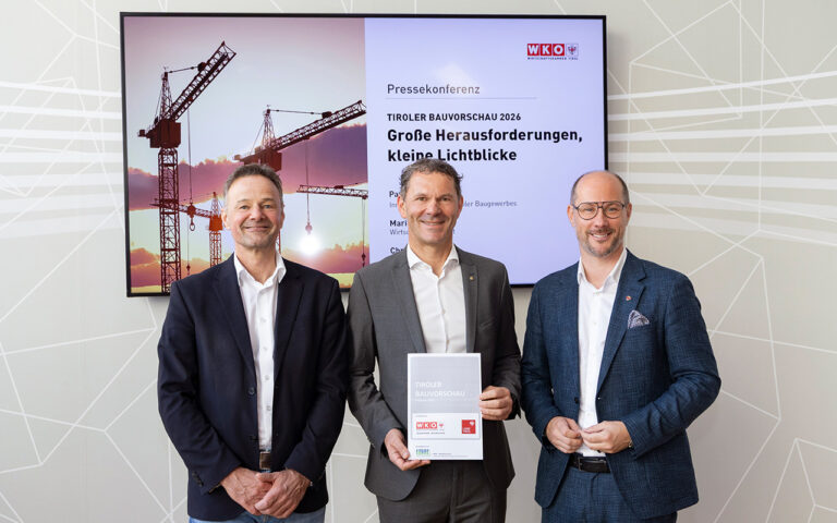 Tiroler Bauwirtschaft blickt nach Rezessionsjahren zuversichtlich in die Zukunft